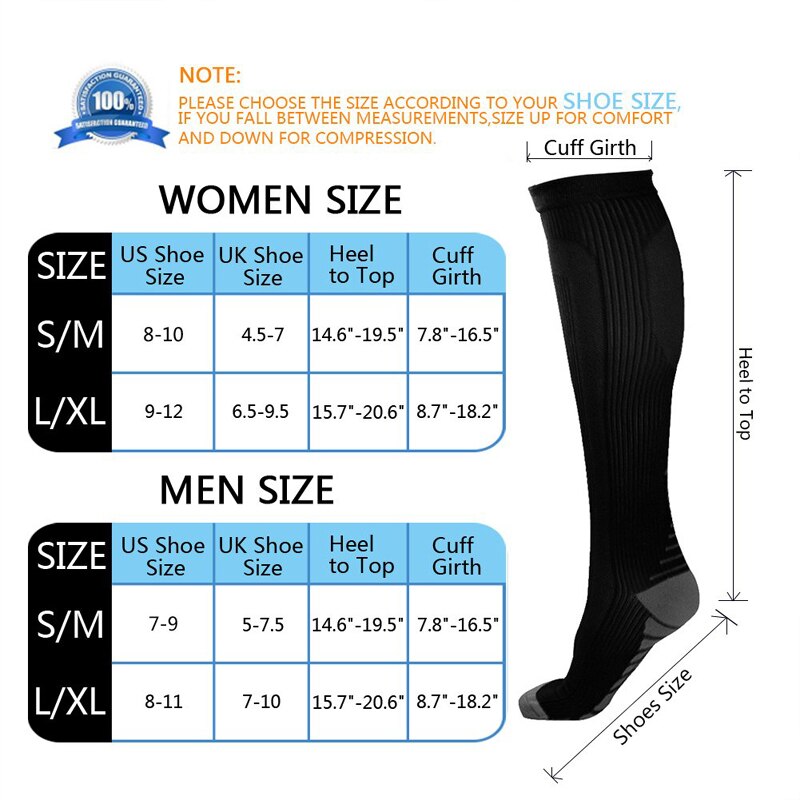 Chaussettes-de-compression-taille