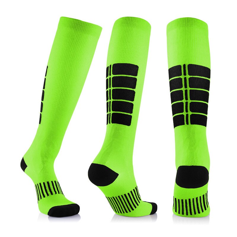 Chaussettes-de-compression-vert
