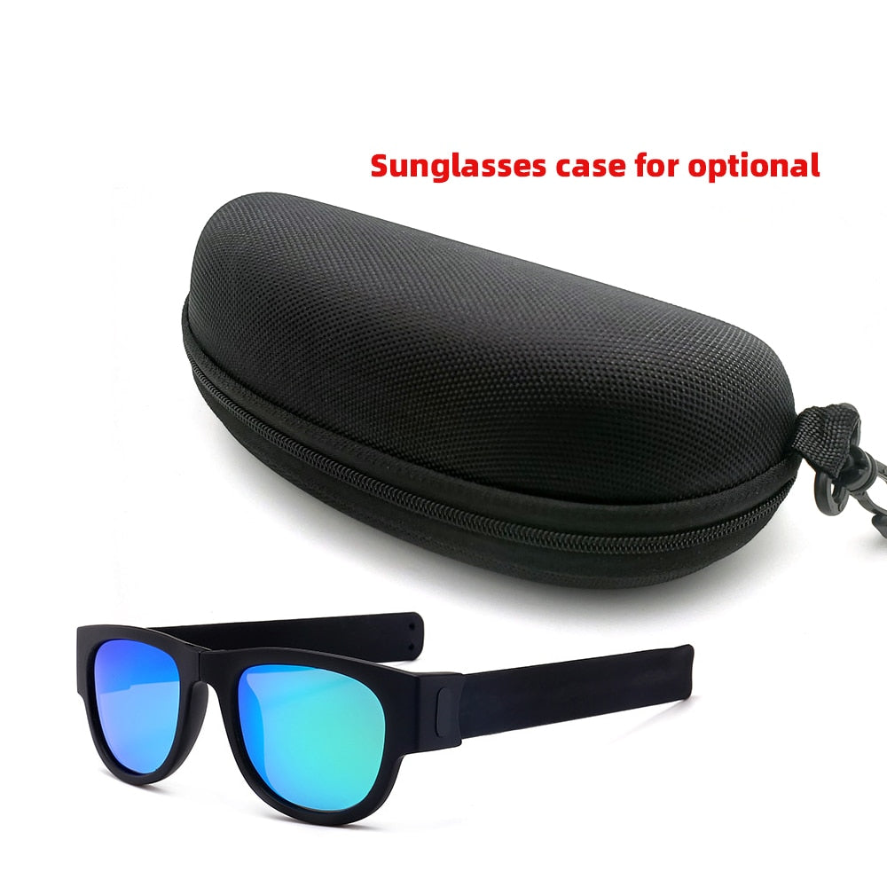 Lunettes-de-soleil-pliantes-polarisées-avec-bôite
