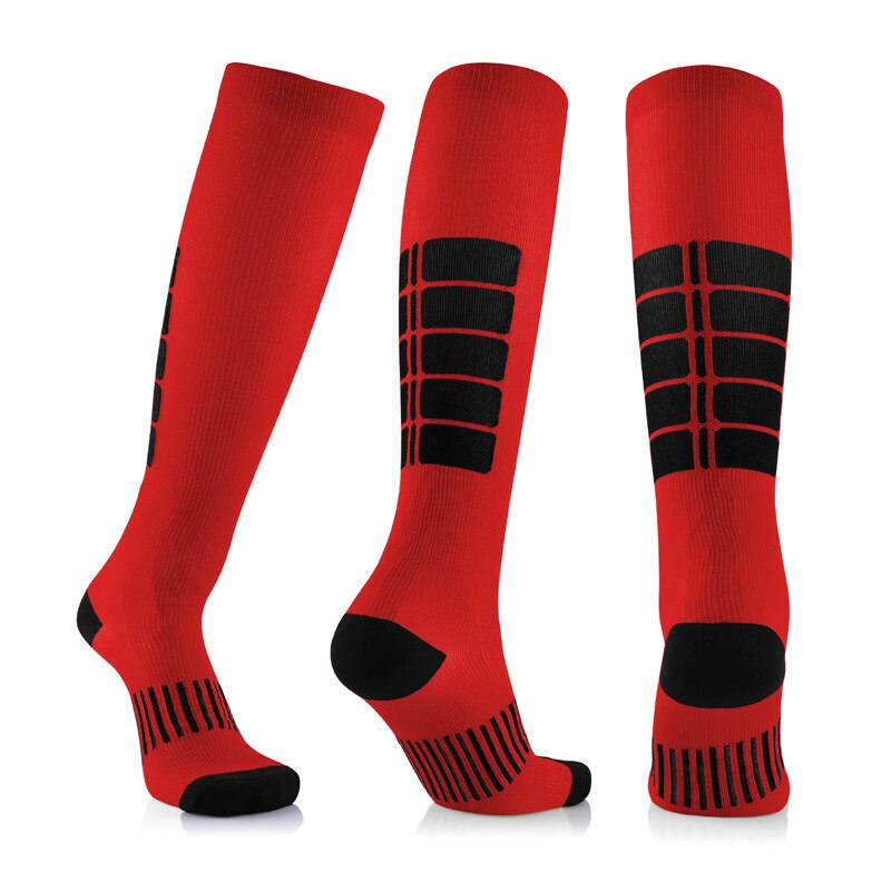Chaussettes-de-compression-rouge