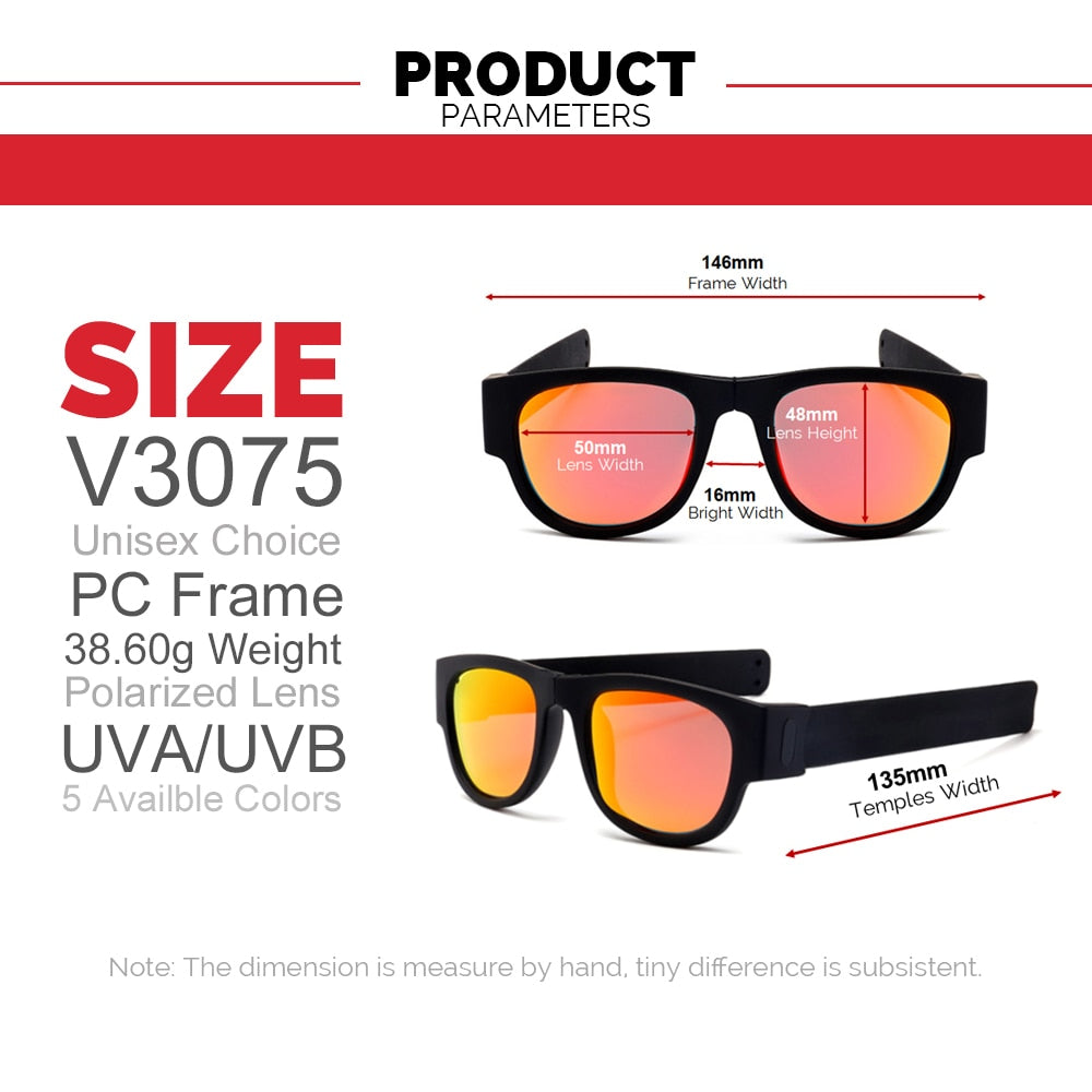 LUNETTES DE SOLEIL PLIANTES POLARISÉES | POLARIZED FOLDING SUNGLASSES™