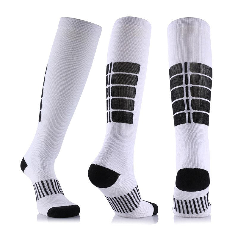 Chaussettes-de-compression-gris