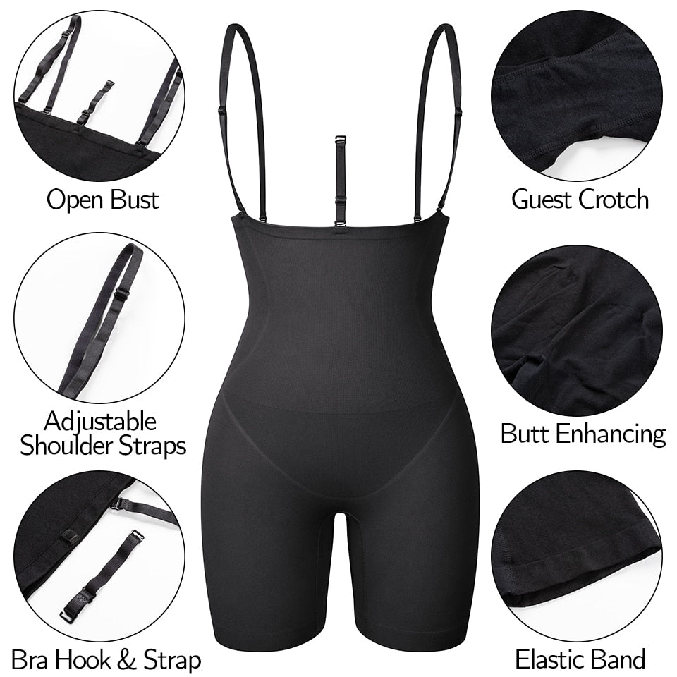 combinaison-short-gainante-noir