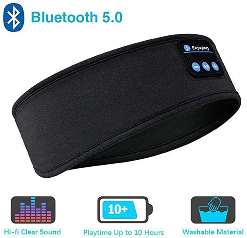 Bandeau Bluetooth Imperial Yankee Pour Dormir Et Sport - Confortable Avec Bluetooth 5.2