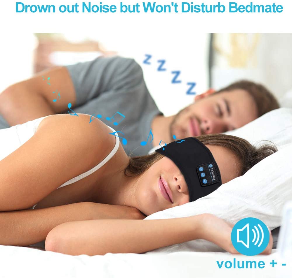 Bandeau Bluetooth sans fil pour écouter de la musique pendant le sommeil  Écouteurs pour dormir Haut-parleur stéréo HD pour dormir, s'entraîner,  faire du jogging, faire du yoga